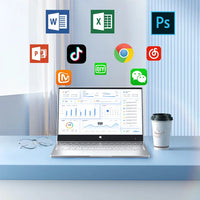 2 in 1 mini Laptop Computer Portable Touch Screen 11.6" Intel N4020 8GB 512GB Windows 11 Pro Office Learning Tablet PC Notebook