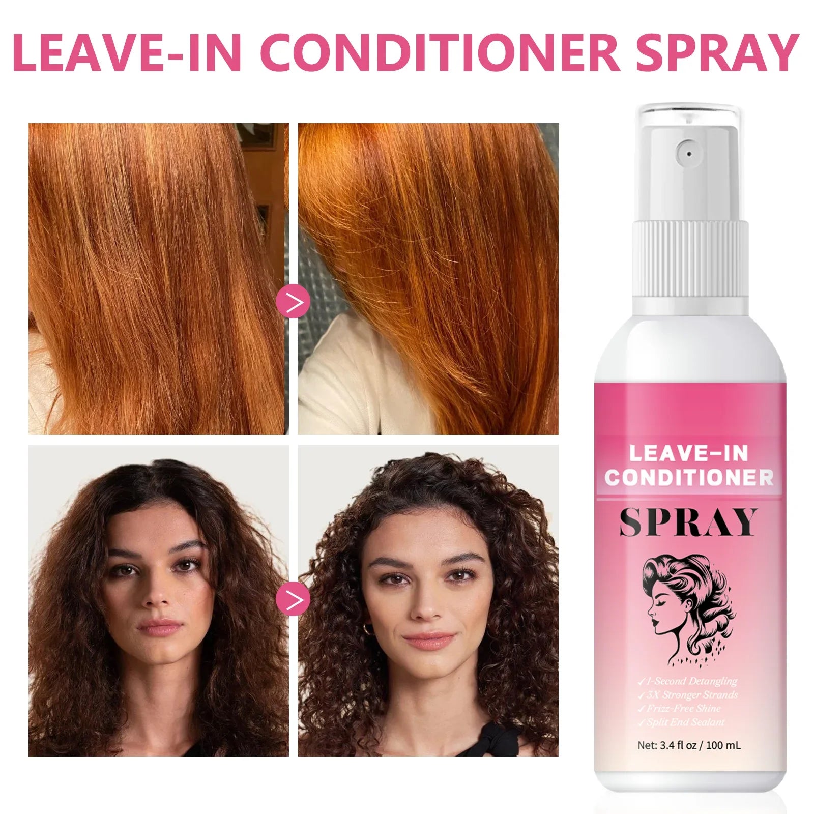 Hair Care Deep Repair Conditioning  for Hair Heat Protector Serum Protect Hair From UV Damaged Moisturizing Hair-Care