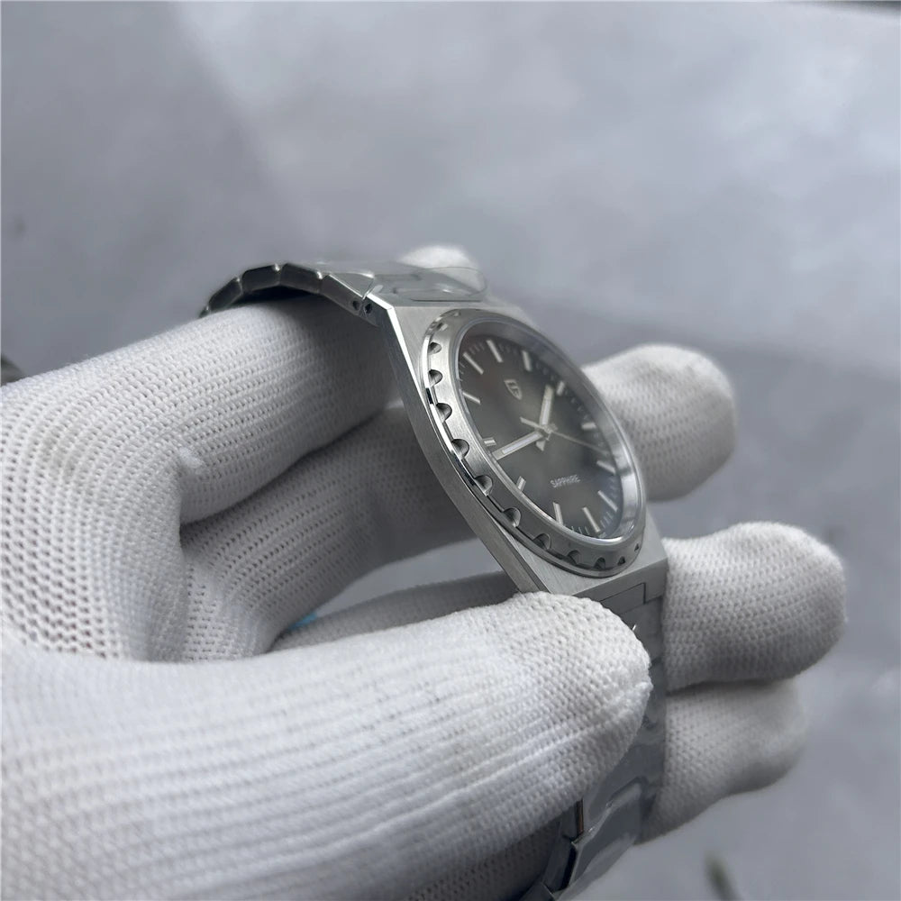 2025 New PAGANI DESIGN Men's Quartz Watch 37MM VJ21 Sapphire Stainless Steel Waterproof Wristwatches Reloj Hombre PDYS020