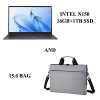 Firebat Laptop AT15 15.6 Inch Intel N150 DDR4 16GB RAM 512GB 1TB SSD 1920*1080 Windows 11 Notebook Backlit Integrated Numpad