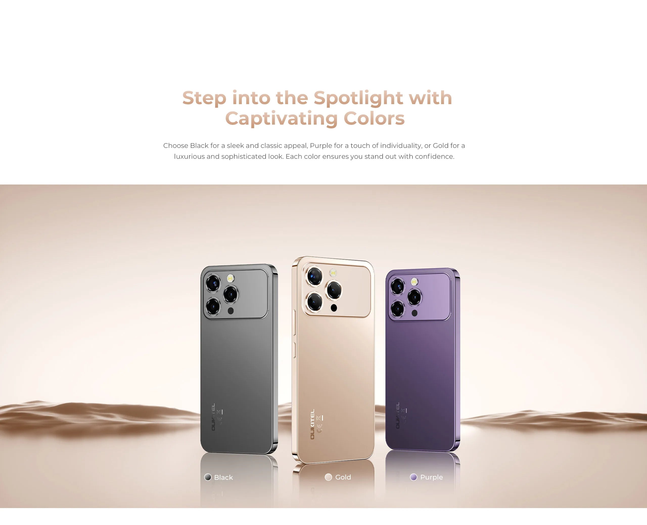 【World Premiere】OUKITEL P1 PRO 6.7-inch FHD+ AMOLED 120Hz, 5150mAh Battery, 8.2mm Ultra-thin Smartphone 8GB+512GB, Android 15