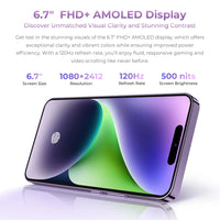 OUKITEL P1 Smartphone Global Version 6.7'' 120Hz AMOLED Display 8GB 256GB MTK Helio G99 50MP Main Camera 5150mAh NFC Cellphone
