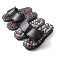 New Feet Massage Slippers Foot Reflexology Acupuncture Therapy Massager Walk Stone Shoes Acupuncture Cobblestone Massager