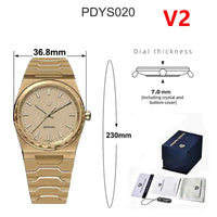 PAGANI DESIGN 2025 New Thin 7mm Fashion Men Quartz Watch V2 Stainless Steel Sapphire 10Bar Waterproof  C3 reloj hombre
