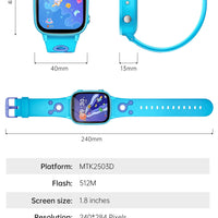 2025 New Smart Watch For Children HD Touch Screen Camera 26 Games Learn vocabulary Alarm Clock Calculator Birthday Gift Boy Girl
