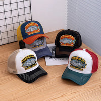 Unisex Summer Fishing Cap Breathable Mesh Trucker Hat Men Women Big Fish Fisherman Embroidered Snapback Hat Outdoor Fishing