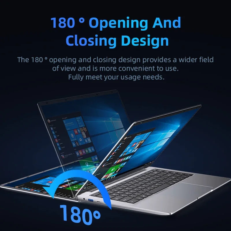 Laptop Computer Windows 11 Pro Intel Celeron N4000 2025 Notebook PC Gamer 12GB DDR4 512GB 1TB SSD 1920*1080 Office Computer PC