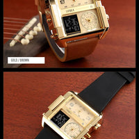 SKMEI Sports Watch Men Top Luxury Brand Waterproof Wristwatch Men Quartz Analog Digital Watches Relogio Masculino