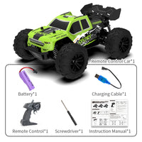 Rc Car High Speed with Light 2.4G Remote Control Racing Car Vehicle Truck 20KM/H Off-Road Climbing RC Toys for Kids Gift