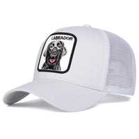 Unisex LABRADOR Dog Embroidery Baseball Net Caps Spring and Summer Outdoor Adjustable Casual Hats Sunscreen Hat Sports Cap