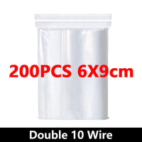 Small Zip Lock Plastic Bags Reclosable Transparent Bag Vacuum Storage Bag Ziplock Food Storage Bags Plastic Zip bag Sealing bag