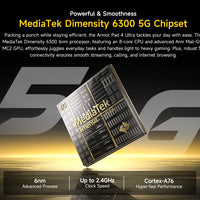 5G Rugged Tablet Ulefone Armor Pad 4 Ultra IP68/IP69K LED Light 11800mAh Battery,fast charging 16GB+256GB 50MP