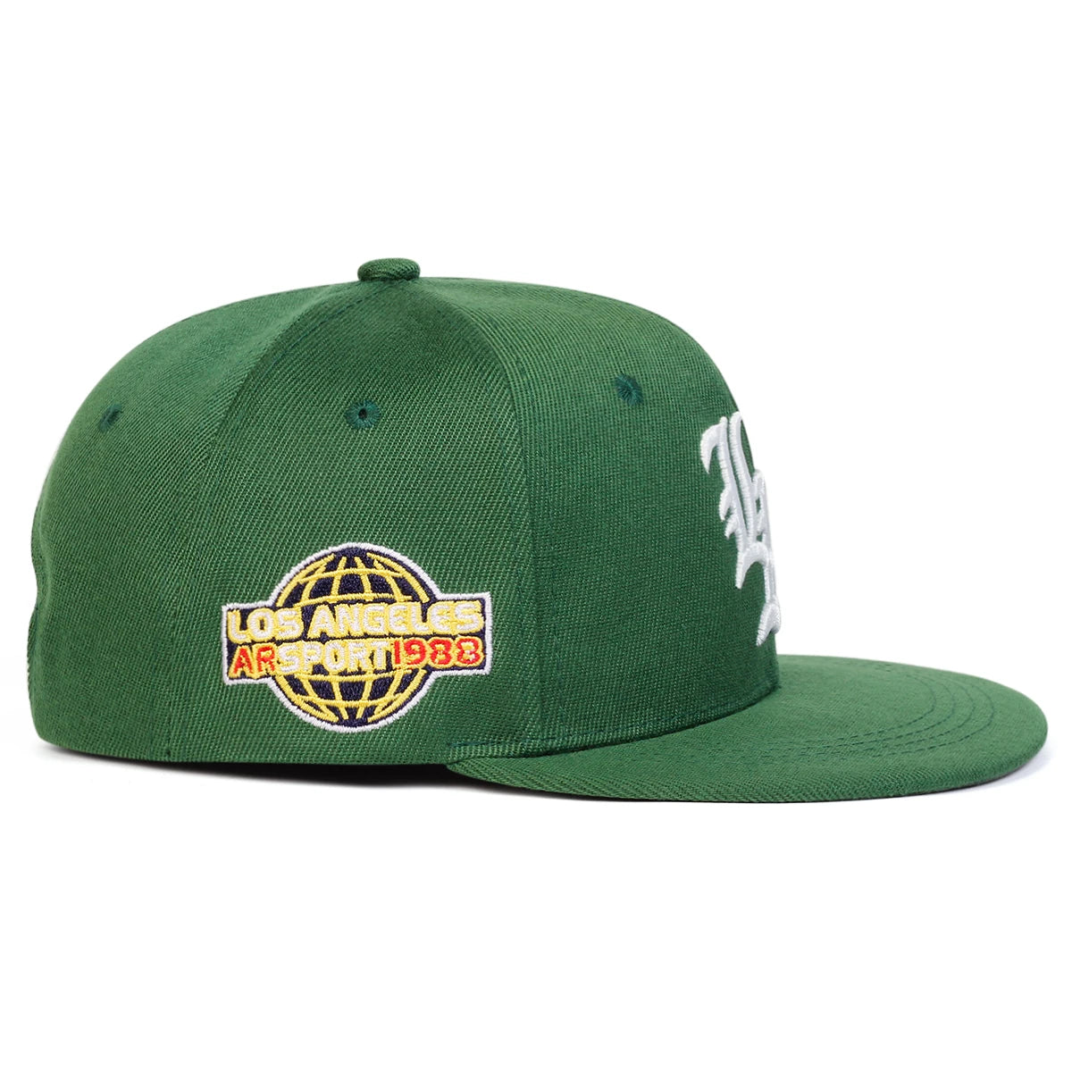 Unisex Gothic LA Letter Embroidery Hip-hop Hats Spring and Autumn Outdoor Adjustable Casual Baseball Caps Sunscreen Hat Cap