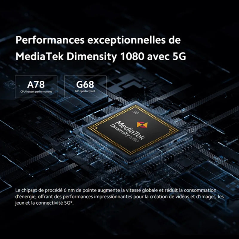 Xiaomi Redmi Note 12 5G Smartphone Global Version 4GB 128GB 6.67 ”Amoed FHD + Snapdragon® 4 48MP Main Camera 33W fast Charge