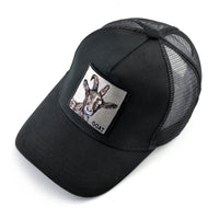 Fashion Trucker Caps With Embroidery Animals Patch Four Seasons Snapback Baseball Cap For Men Women Adjustable Visor Hat