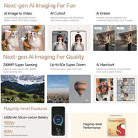 New HONOR 400 Pro Global Version 5G Smartphone 200MP Camera Snapdragon 8 Gen 3 6.7'' AMOLED 100W Wired 50W Wireless