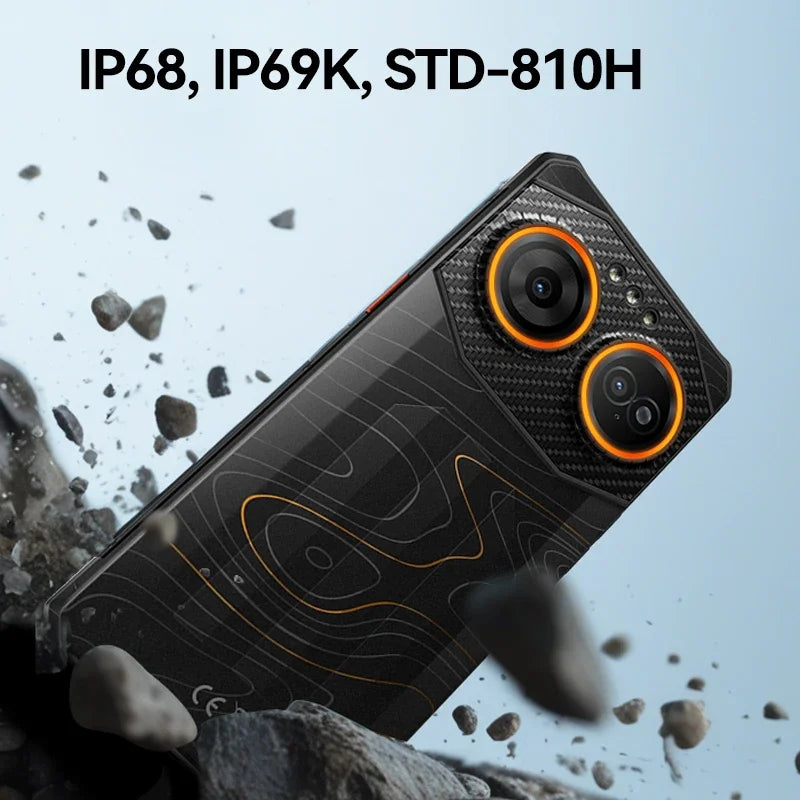 IIIF150 Air3S Rugged Smartphone Phone 6.6" 16GB(4+12) 128GB 16MP Camera Telephone Portable 5500mAh Android 14 NFC Call Phone