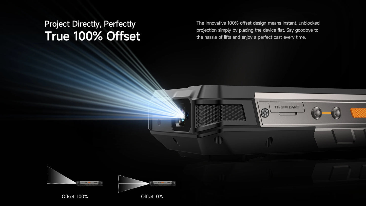 【World Premiere】Ulefone Armor 34 Pro 5G AI Rugged Phone 25500mAh Up to 32GB+512GB Built-in Projector 120Hz 6.95" NFC Smartphone