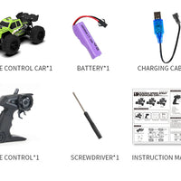 2.4G Remote Control Car with Light RC Vehicle RC Racing Car 20KM/H High Speed Off-Road Climbing Remote Control Toy Gift for Kids