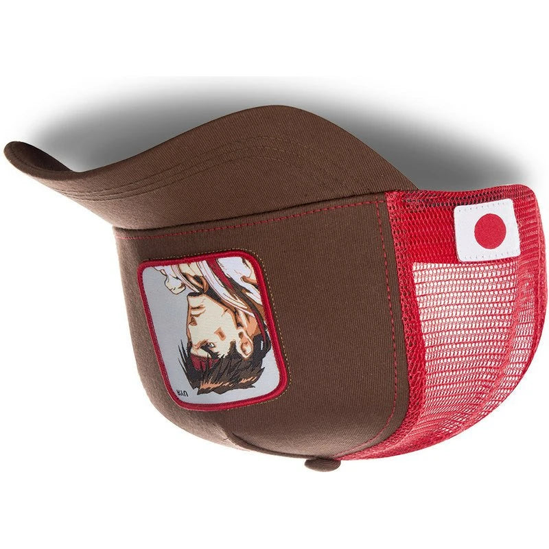 Street Fighter Hat Cosplay Chun Li Ryu KEN BLANKA Cartoon Embroidered Baseball Hat adjustable Mesh Hat Duck Tongue Hat