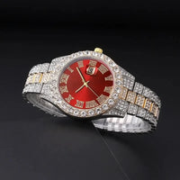 Fashion Diamond Men Women Watches Gold Watch Ladies Wrist Watch Luxury Rhinestone Unisex Bracelet Watches Female Clock Relogio