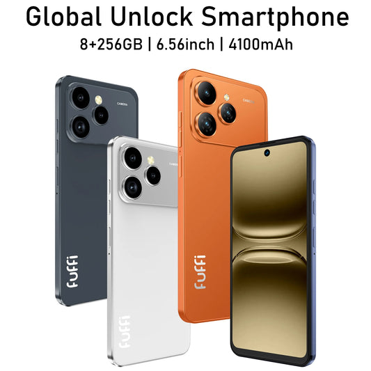 Smartphone Android,6.56 inch,8+256GB ROM,4G Network,Mobile phones,Dual SIM,13+16MP Camera,Cellphones