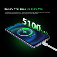 Smartphone Android 15 Cubot P90, 6.88-Inch 120Hz Screen, 24GB RAM+256GB ROM, G100 Octa-core, 2.2GHz, 64MP, 5100mAh,NFC, 4G Phone