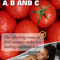 AILKE Organic Tomato Soap Bar, Lightening Skin, Deeply Clean, Exfoliate, Remove Dark Spots, Moisturizing, For Face and Body