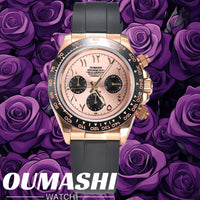 39.3mm VK63 Men's watch Arabian Dial customized Men's watch Luxury Quartz watch man VK63 Sport Chronograph Sapphire Glass watch