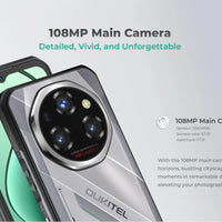 Oukitel WP62 5G Rugged Smartphone 48GB(16+32) +512GB, 6.6" FHD+ 108MP Camera Mobile Phone, 11000mAh 33W, Android 15 Cellphone