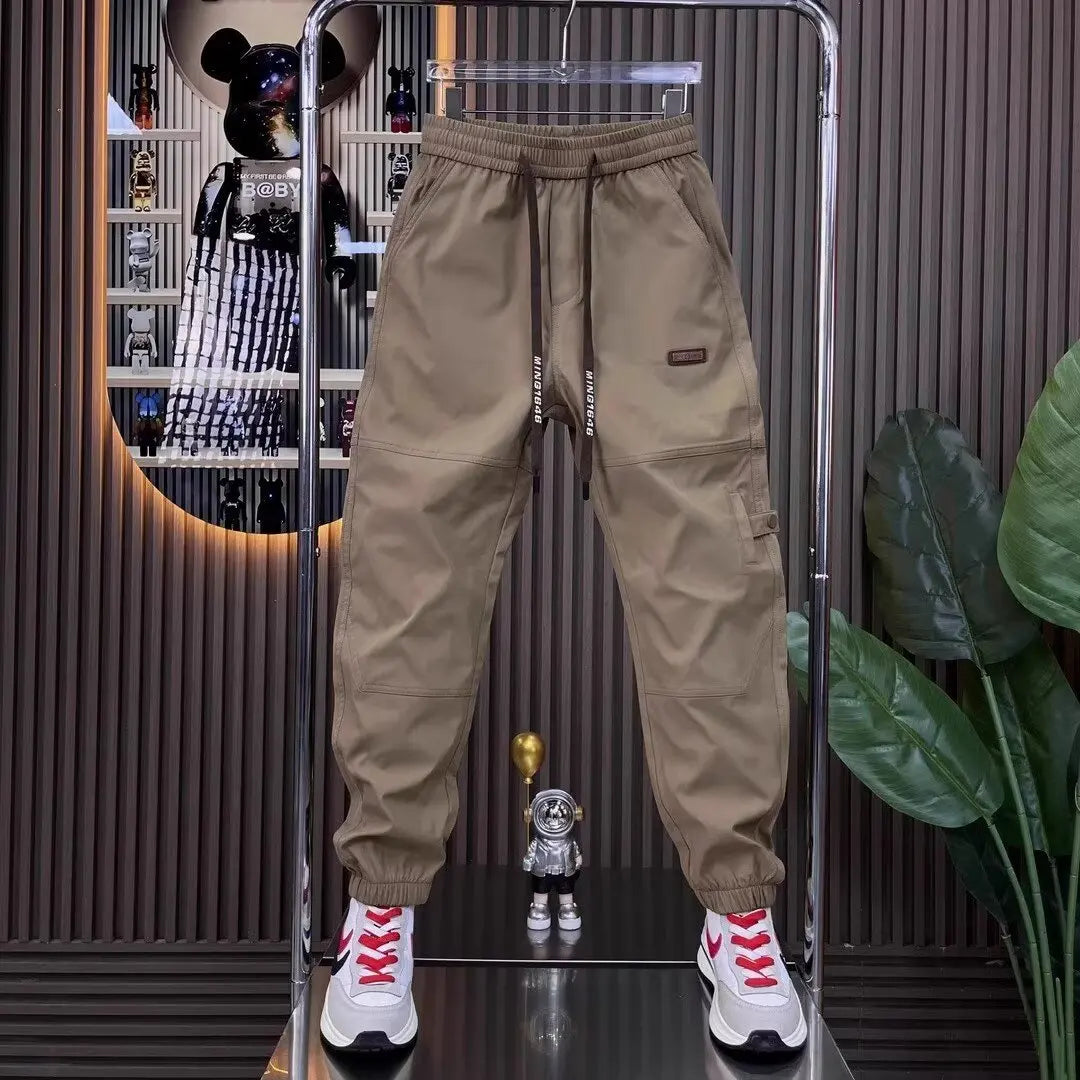 2023 Spring Autumn Men's Trousers Janpan Fashion Streetwear Joggers Pants Men Casual Men Clothing Elastic Waist Sweatpants Men