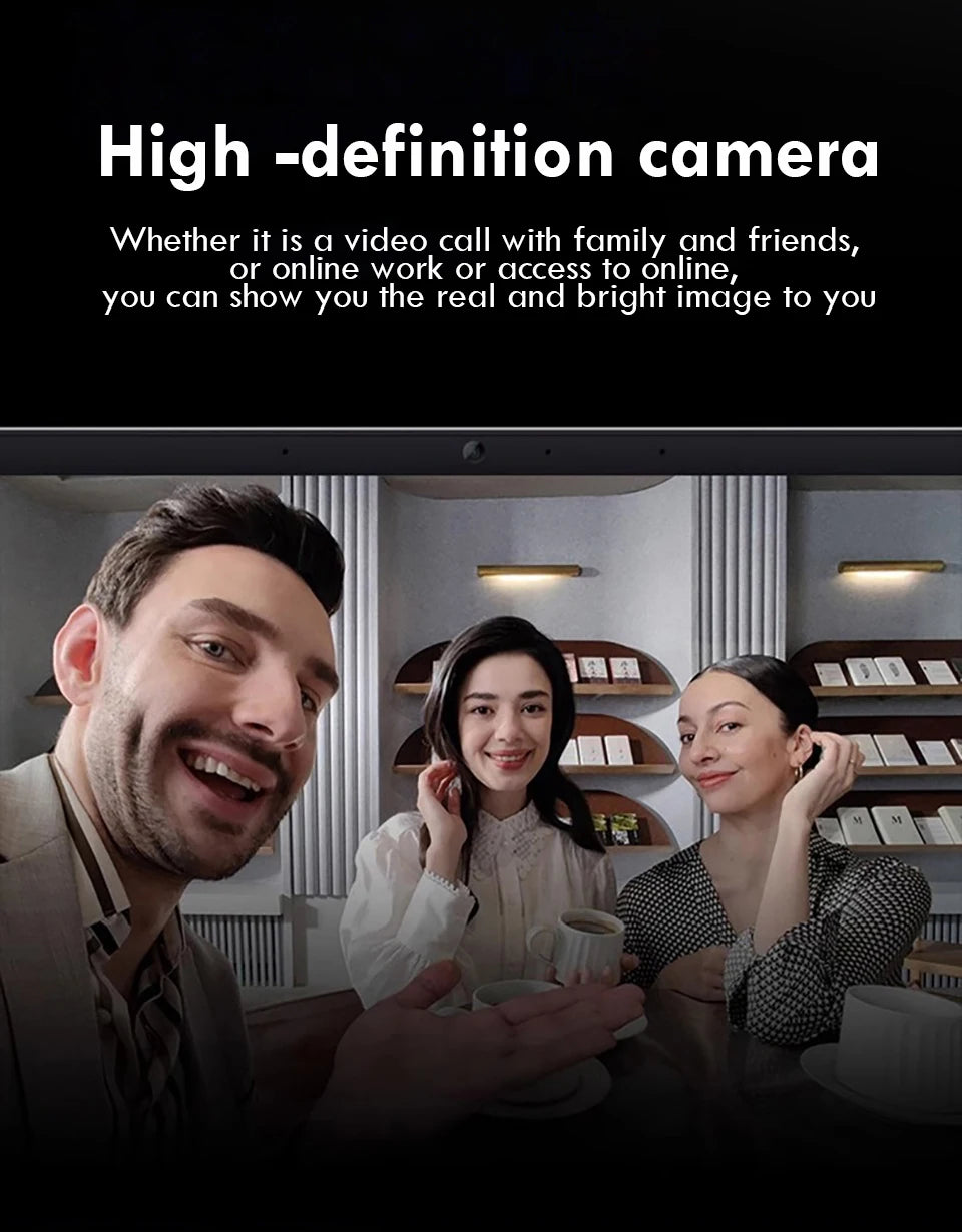 14.1-inch Portable Windows 11 Gaming Laptop Computer PC Intel Core i9-8950HK  Notebook 16GB RAM 1TB SSD Office Study Laptops PC