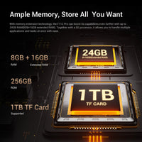 Fossibot F112 PRO 5G Rugged Smartphone 6.88" HD+ 7150mAh 24GB(8+16) 256GB Mobile Phone 50MP Environmentally Friendly Cellphone