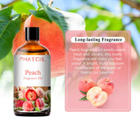 PHATOIL 100ml Aromatherapy Fragrance Oil Coconut & Vanilla Strawberry Cherry Lemon 1/2/3pcs Aroma Oil For Diffuser Candle Making