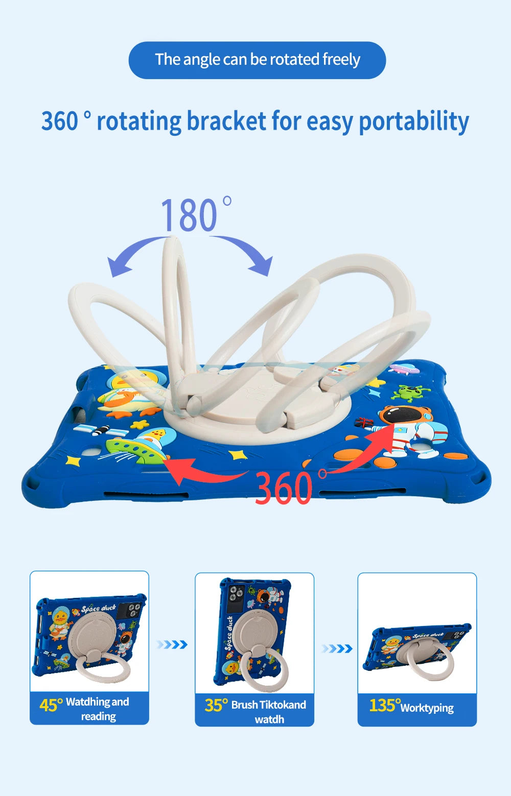 10 inch Children's Tablet Computer Octa Core Dual Cameras Dual SIM 4G Phone Call Tablets Bluetooth Wifi 8GB+ 64GB ROM