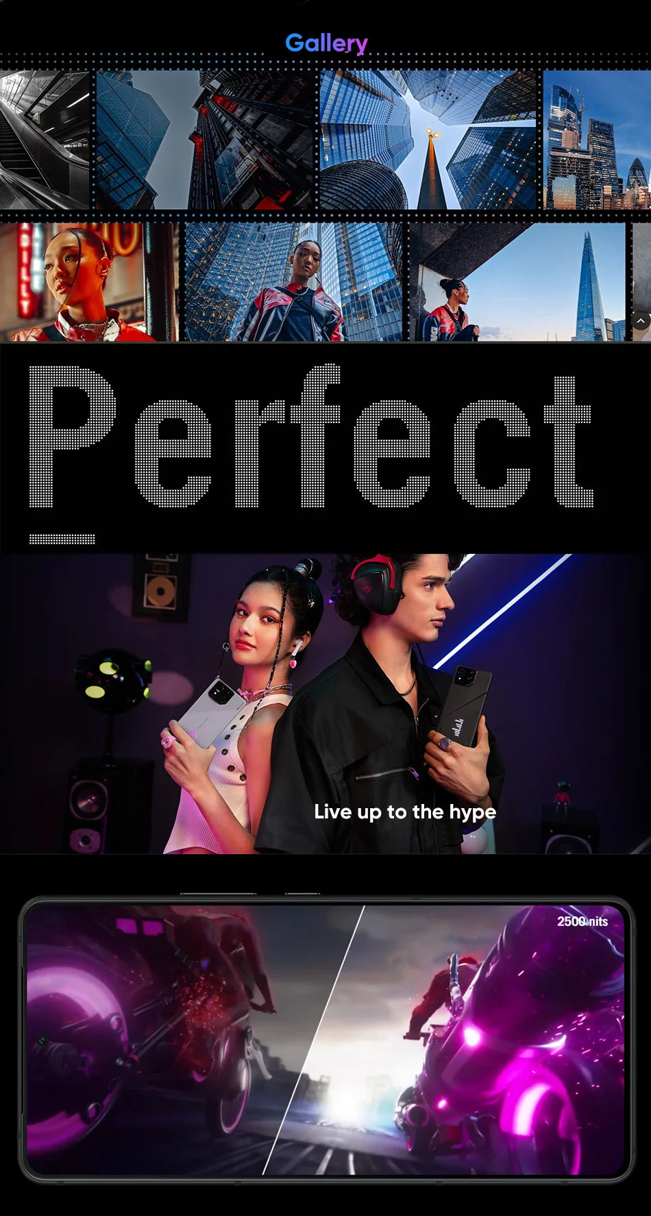 ROG Phone 8 5G Gaming Smartphone Snapdragon 8 Gen 3 AMOLED 165Hz ASUS Android Mobile for Gamers