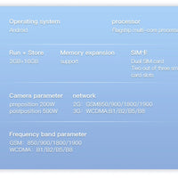 SOYES XS18 Pro 3.0" Mini Smartphone 2GB RAM 16GB ROM Facial Recognition Android9.0 Dual SIM Standby 1000mAh 3G Network Phone