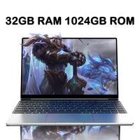 New 14.1" Laptop Intel Core i9-9900 32GB 2TB Gaming PC Ultra Slim Office Study Computer PC Windows 11 Pro  1920*1080 HD