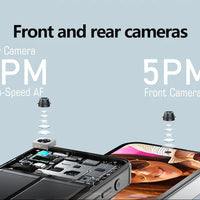 SOYES Q333 Mini Smartphone 4GB RAM 64GB ROM Android 12.0 Face Unlock 2000mAh 4G LTE Type-C OTG 3.58‘’ Screen Small Phone