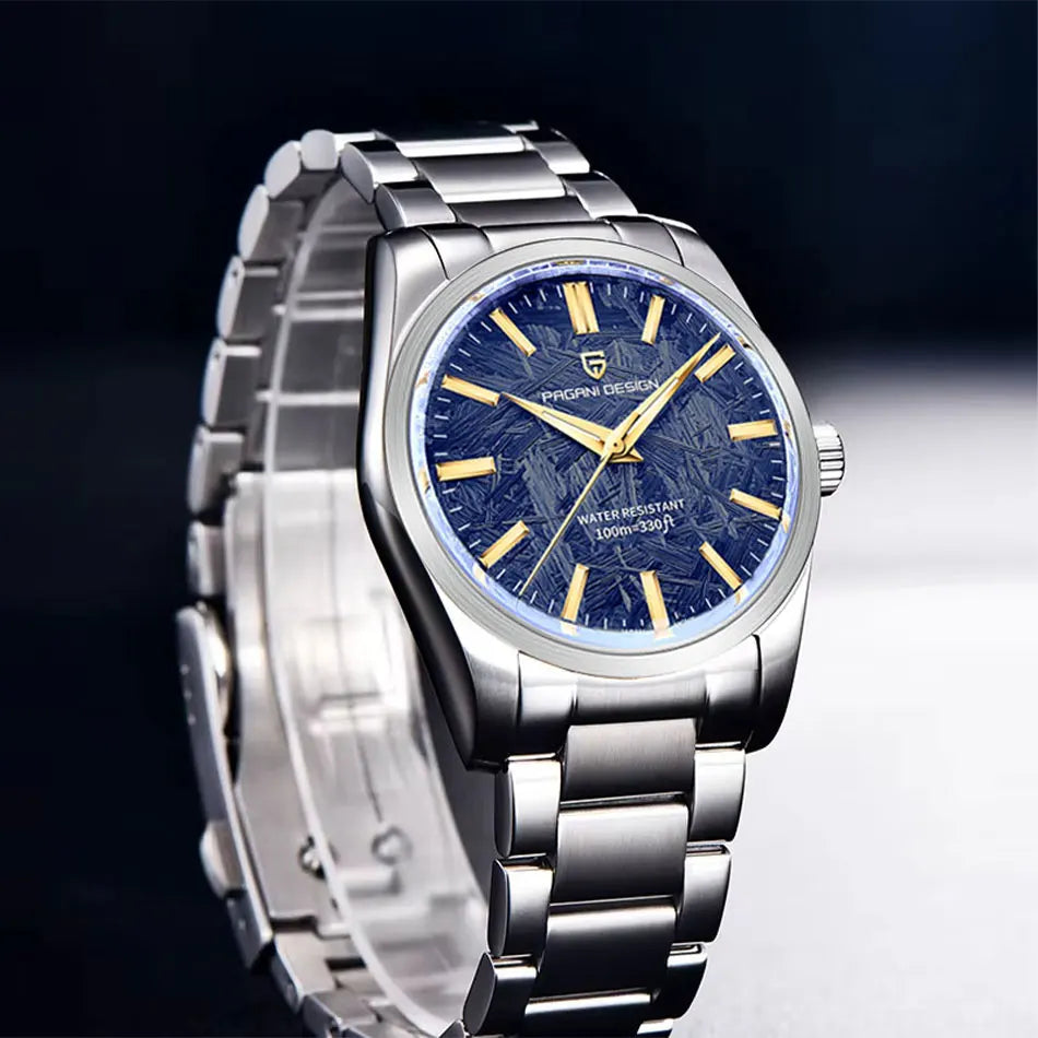 PAGANI DESIGN 40MM Men Quartz Watches TMI VH31 Luxury Business Top Sapphire 316L Stainless Steel 100M Waterproof Watch For Men