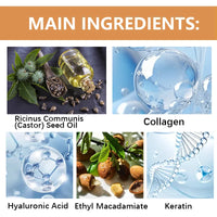 50g Black Castor Oil Curly Hair Styling Cream - Moisturizing Hair Styling Cream Suitable for Normal Hair, Men and Women, Easy to Use and Carry with Plant Formulas