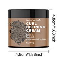 60g Curly Hair Styling Cream - Moisturizing Hair Styling Cream Suitable for Normal Hair, Men and Women, Easy to Use and Carry with Plant Formula