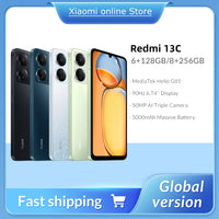 Global Version Xiaomi Redmi 13C MIUI 14 Smartphone MTK Helio G85 Octacore 50MP Camera 5000mAh 90Hz 6.74" Display