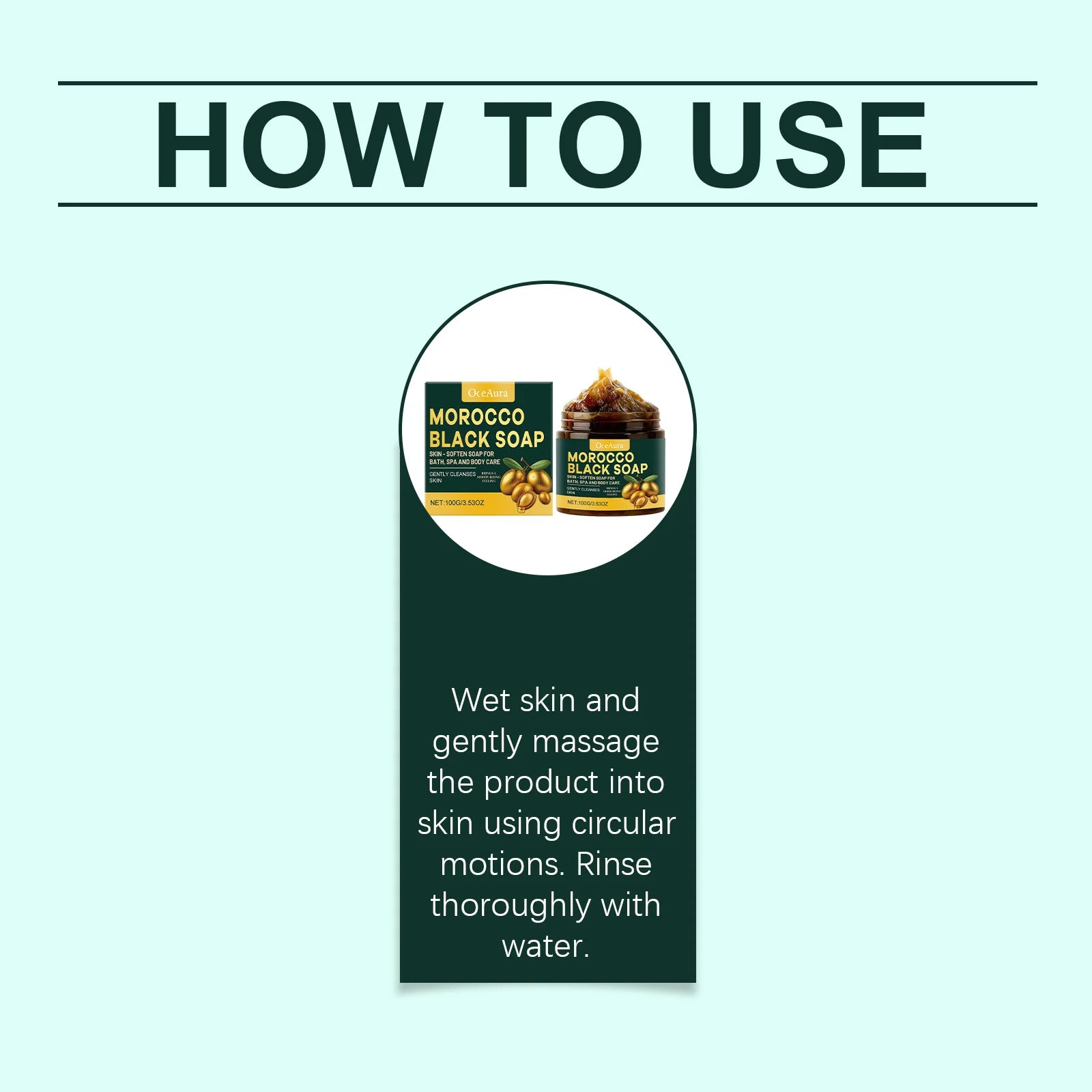 100g Moroccan Black Soap Acne Removal Deep Cleaning Exfoliating Reduce Dark Spots Pimple Revitalizing Smooth Skin Body Wash Soap