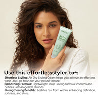 Hair Styling Cream with Nourishing Formula Add Shine and Shape Outline Strengthen Hair and Scalp Care