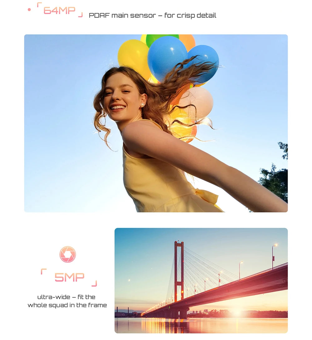 6.88-Inch Android Smartphone 5G Cubot X100, Dimensity 7025, 6nm, 2.5GHz, 16GB(8+8), 256GB, 64MP Camera, 5100mAh Battery, NFC