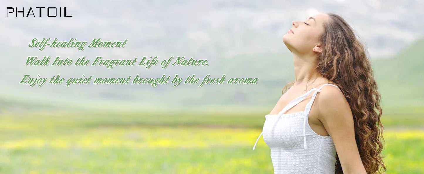 PHATOIL 100ml Natural Essential Oil For Skin Aromatherapy Lemongrass Eucalyptus Lavender  Peppermint Fragrance Essential Oils