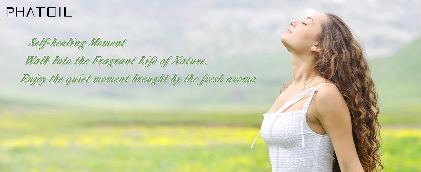 PHATOIL 100ml Natural Essential Oil For Skin Aromatherapy Lemongrass Eucalyptus Lavender  Peppermint Fragrance Essential Oils