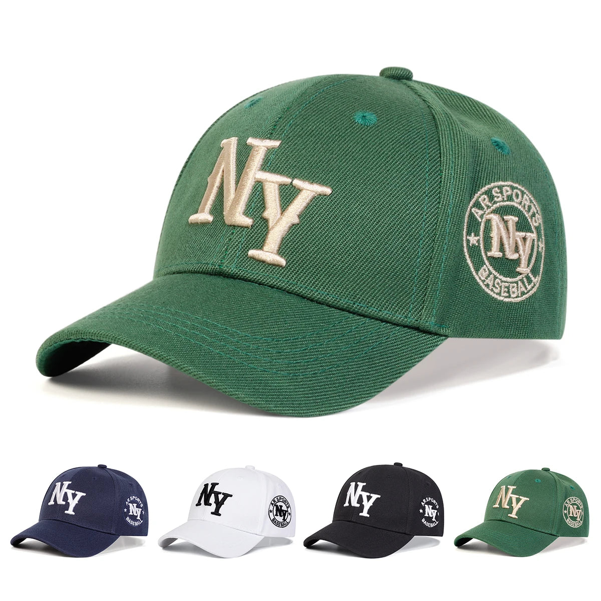 Children Side AR SPORT Embroidery Baseball Caps Spring Autumn Outdoor Adjustable Casual Hats Boy Girl Travel Sunscreen Hat