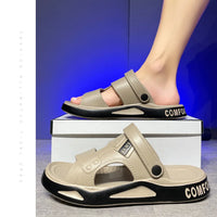Summer Eva Sandals for Men Fashion Slippers Indoor Lightweight Soft Anti-slip Flats Men's Sandals Outdoor Beach Open-toe Sandals